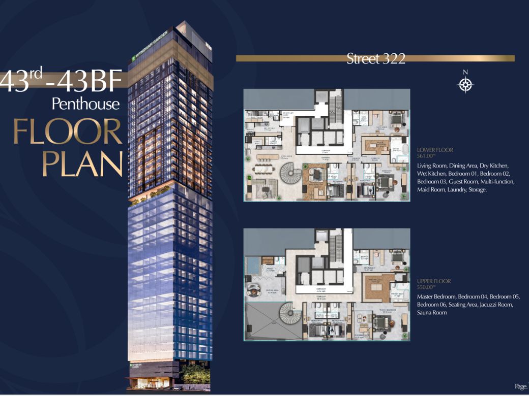 UC88 Wyndham Garden BKK1 43rd to 43B Floor
