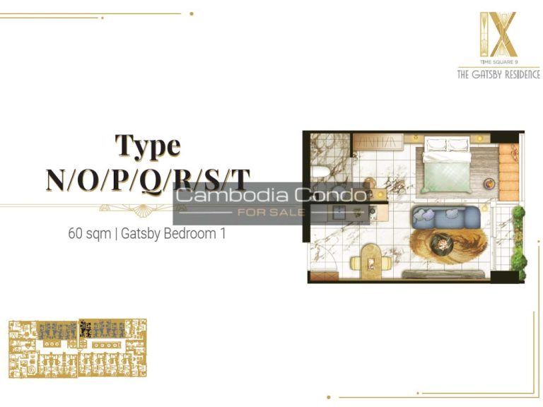 The Gatsby Residence - Time Square 9 BKK1 - Unit Plan