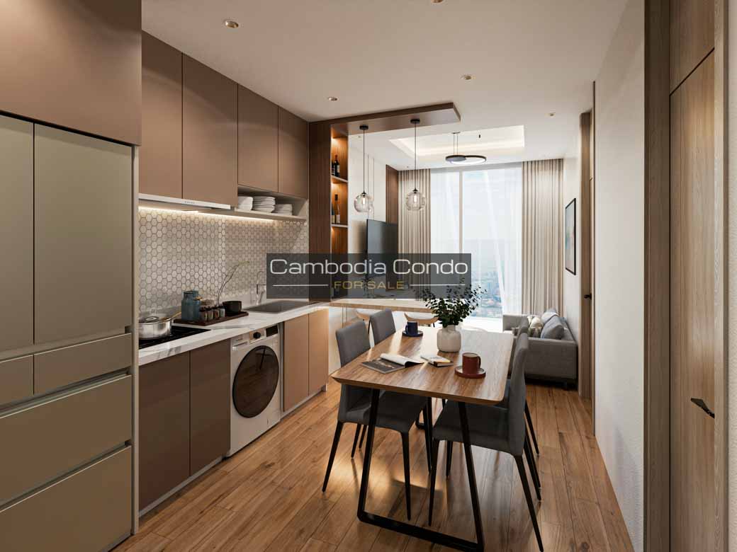 Entrance Type D, K G.A.T.O Tower BKK1, Phnom Penh - Cambodia Condo For Sale