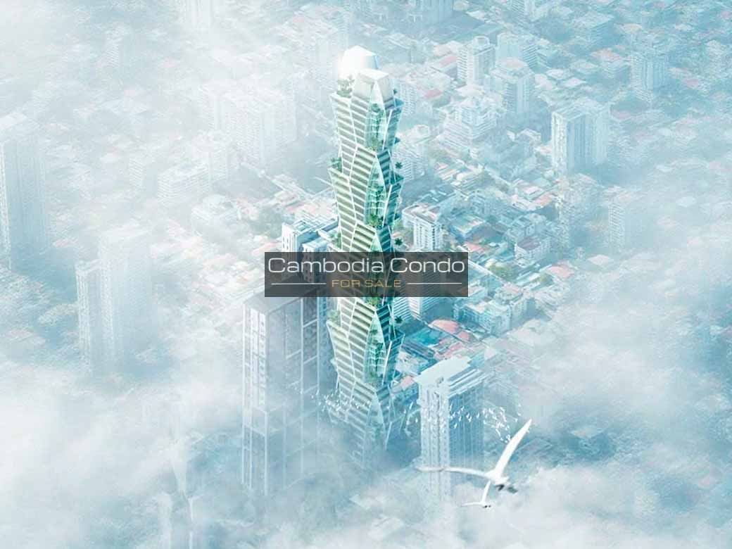 G.A.T.O Tower BKK1, Phnom Penh inspired by Nature - Cambodia Condo For Sale