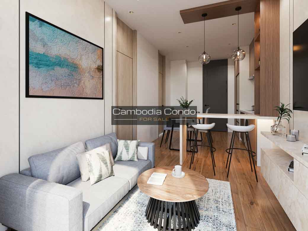 Living Type D, K G.A.T.O Tower BKK1, Phnom Penh - Cambodia Condo For Sale